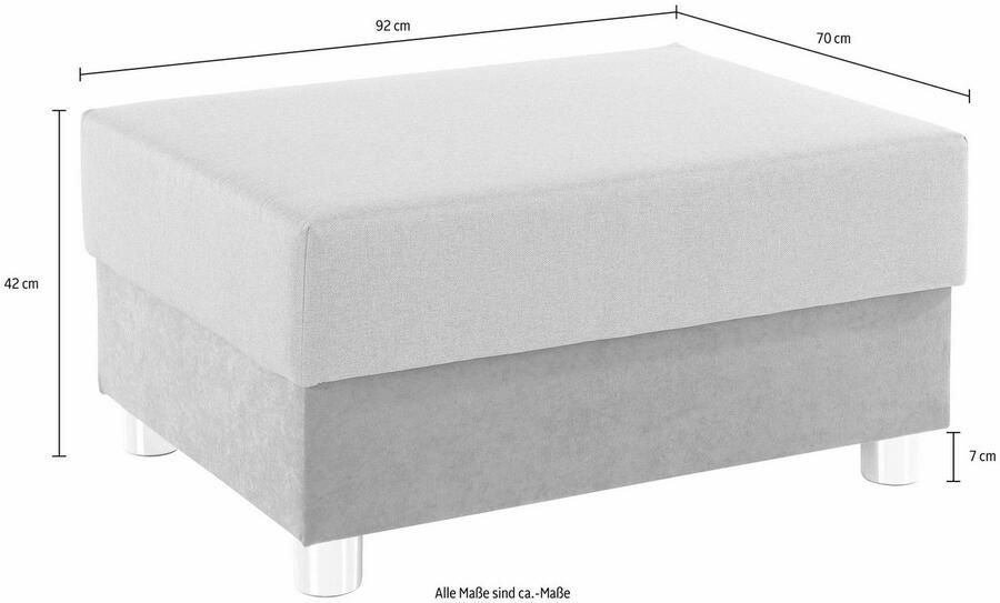 COLLECTION AB Hocker Paris met binnenvering - Foto 6