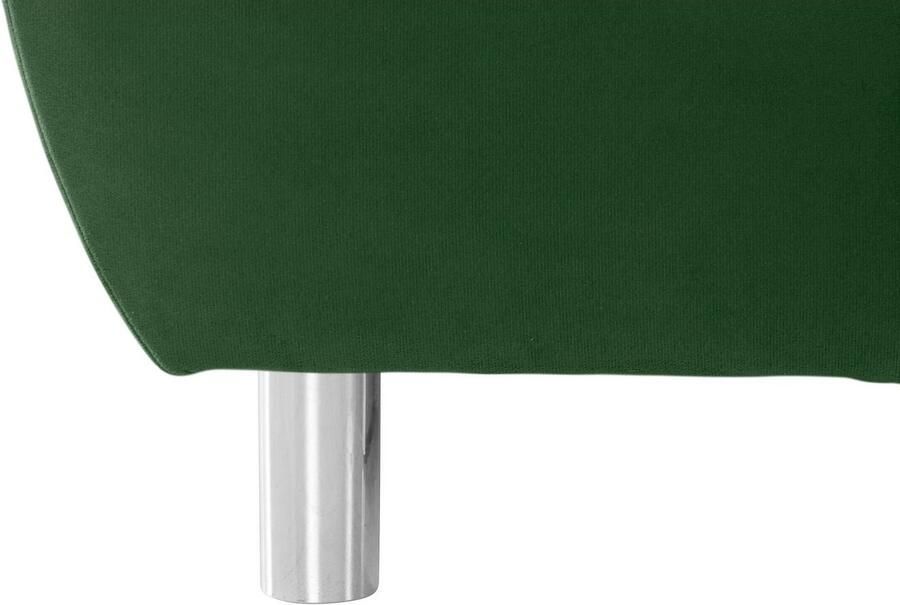 COLLECTION AB Hoekbank (Besparingsset) Innsbruck L-vorm en poef Hoekbank en hocker récamier links of rechts te monteren (voordeelset) - Foto 2