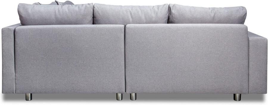 COLLECTION AB Hoekbank Cannes L-vorm met hocker inclusief slaapfunctie - Foto 14