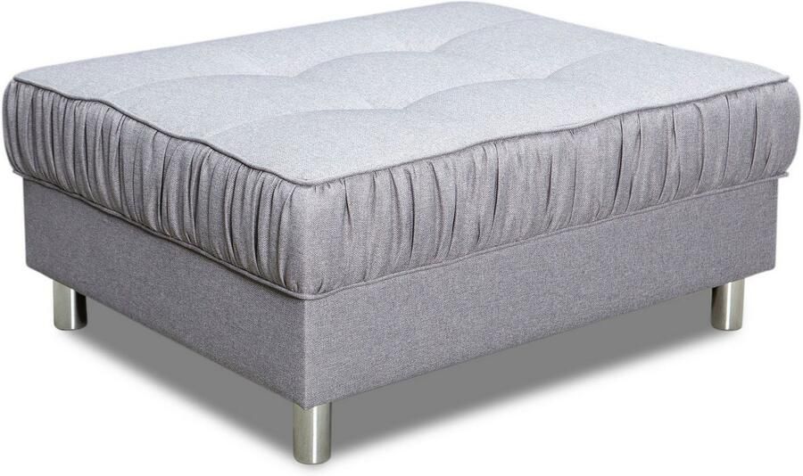 COLLECTION AB Hoekbank Cannes L-vorm met hocker inclusief slaapfunctie - Foto 7