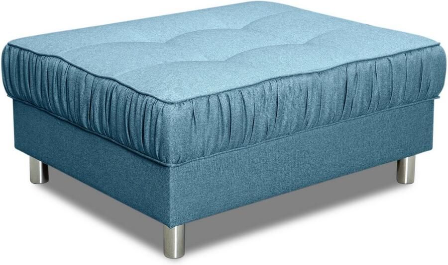 COLLECTION AB Hoekbank Cannes L-vorm met hocker inclusief slaapfunctie - Foto 6