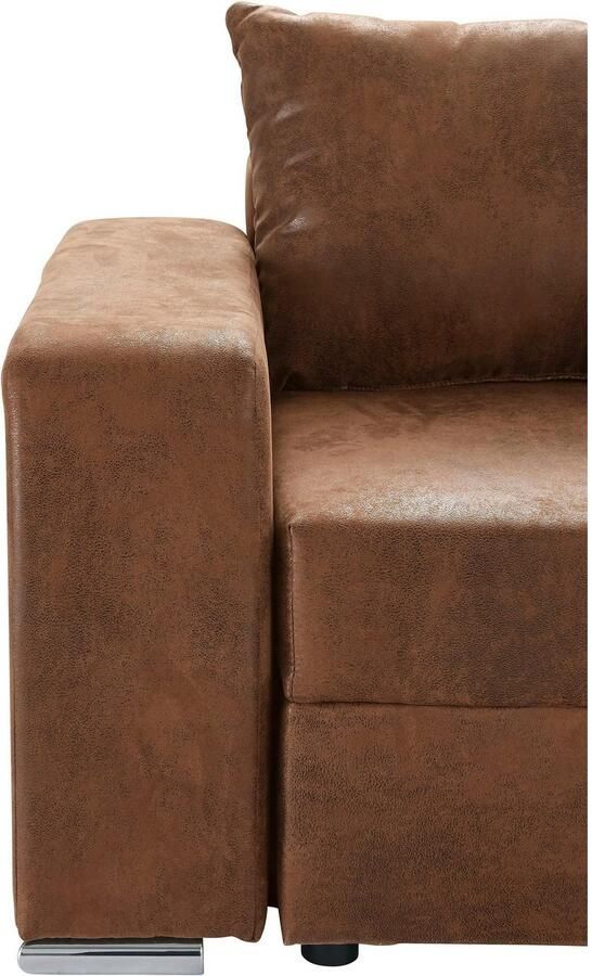 COLLECTION AB Hoekbank John L-vorm inclusief bedfunctie en bedkist - Foto 6