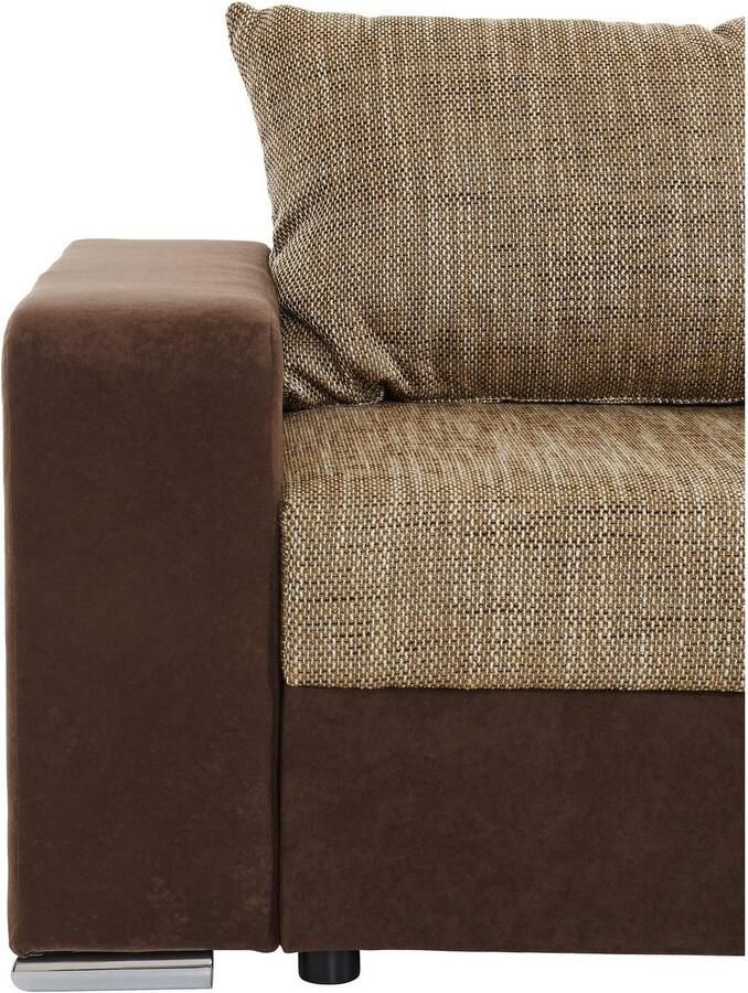 COLLECTION AB Hoekbank John L-vorm met slaapfunctie naar keuze met binnenvering - Foto 2