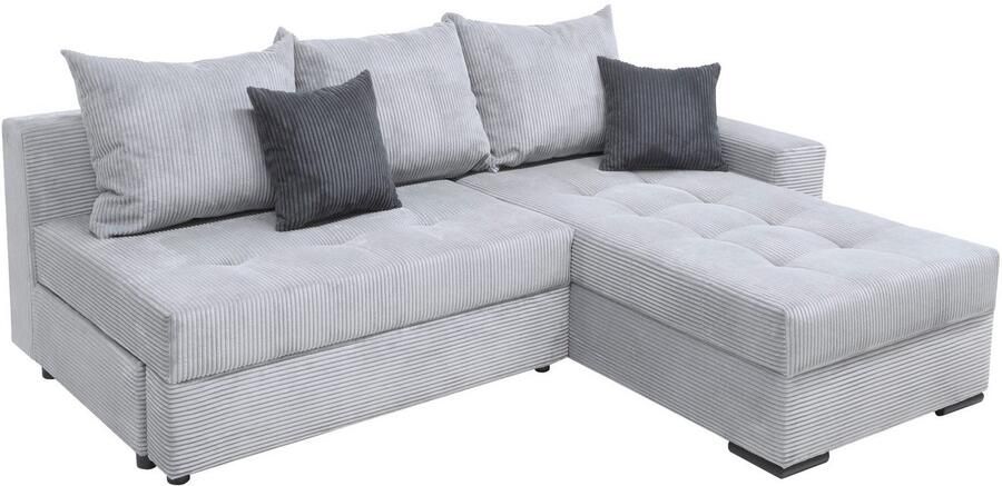 COLLECTION AB Hoekbank Josy L-vorm breedte 214 cm met 3 grote rugkussens - Foto 10