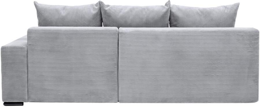 COLLECTION AB Hoekbank Josy L-vorm breedte 214 cm met 3 grote rugkussens - Foto 9