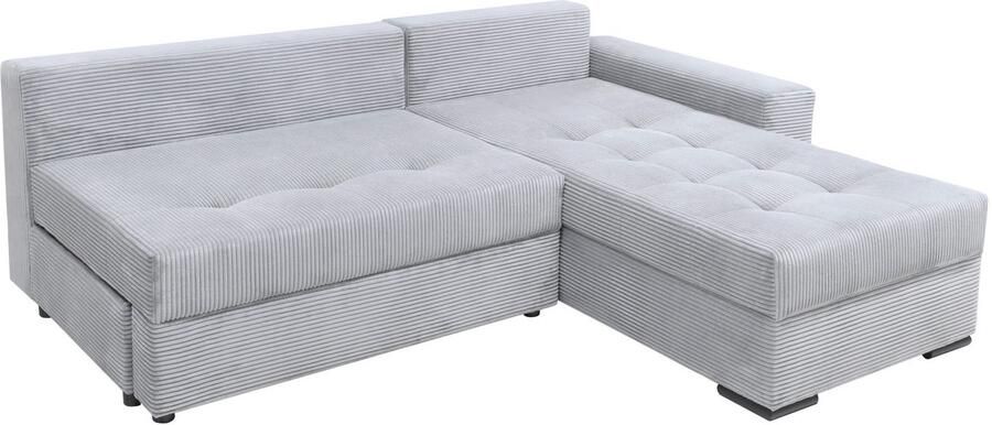 COLLECTION AB Hoekbank Josy L-vorm breedte 214 cm met 3 grote rugkussens - Foto 8