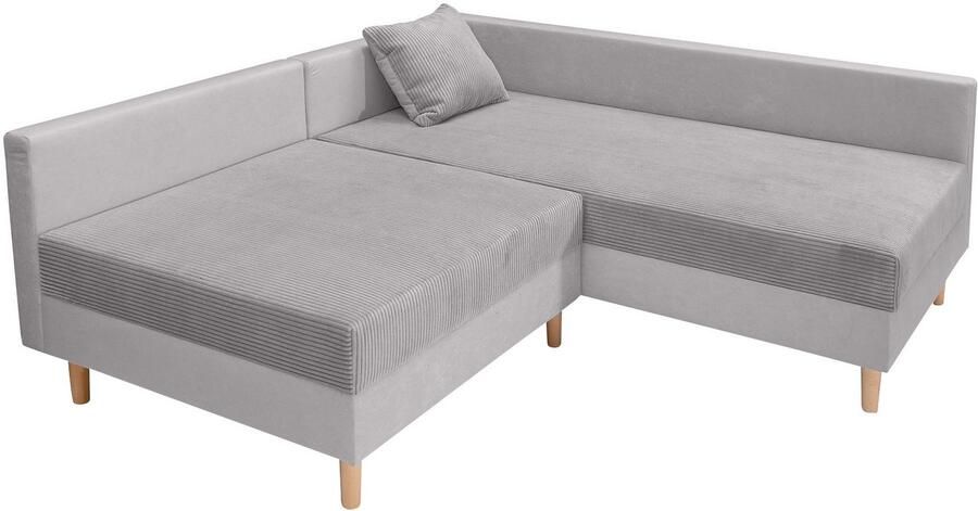 COLLECTION AB Hoekbank L-model Hoekbank ottomane aan de rechterzijde monteerbaar comfortabele Bonnell-pocketvering - Foto 6