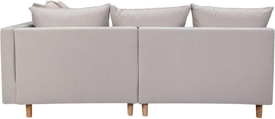 COLLECTION AB Hoekbank L-model Hoekbank ottomane aan de rechterzijde monteerbaar comfortabele Bonnell-pocketvering - Foto 8