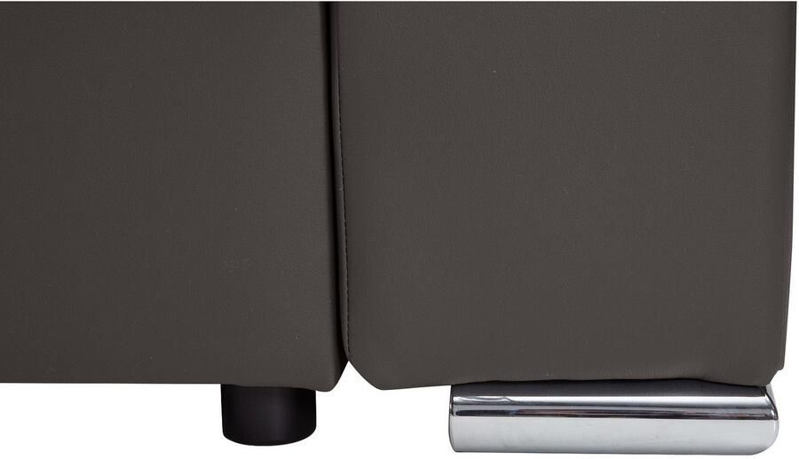 COLLECTION AB Hoekbank L-model Regalarmleuning met LED RGB verlichting bedfunctie en bedbox - Foto 7