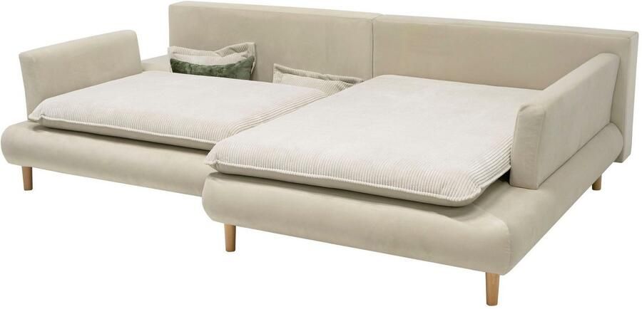 COLLECTION AB Hoekbank Mandela L-vorm met slaapfunctie en bedkist - Foto 2