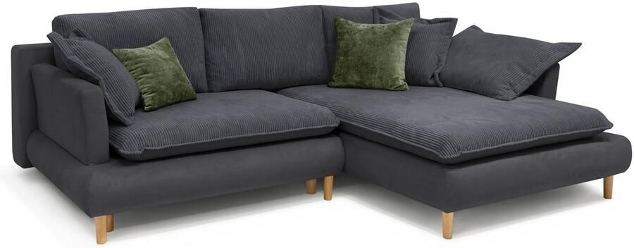 COLLECTION AB Hoekbank Mandela L-vorm met slaapfunctie en bedkist - Foto 2