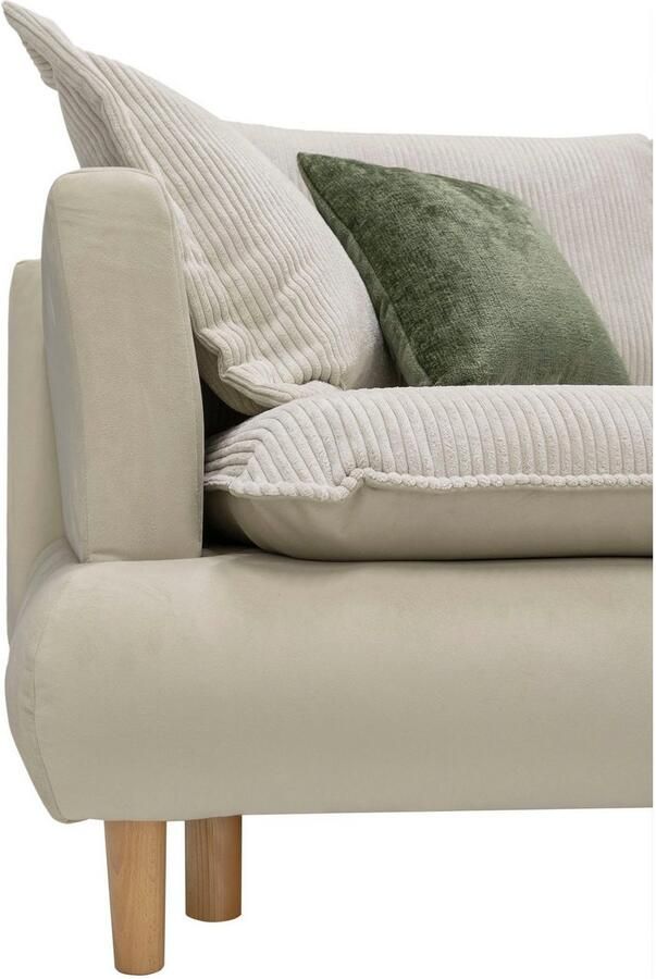 COLLECTION AB Hoekbank Mandela L-vorm met slaapfunctie en bedkist