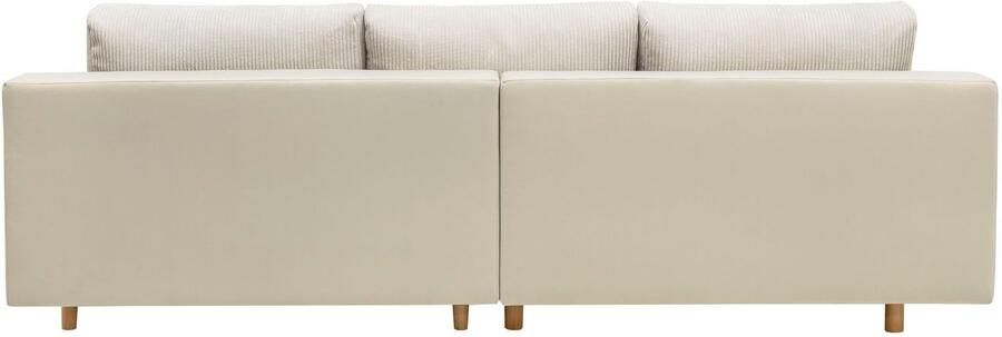 COLLECTION AB Hoekbank Mandela L-vorm met slaapfunctie en bedkist - Foto 6