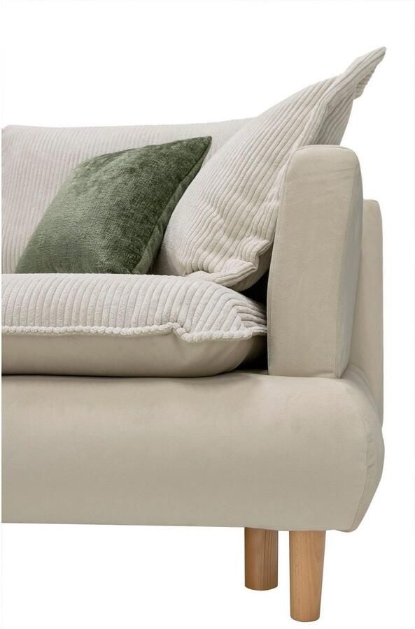 COLLECTION AB Hoekbank Mandela L-vorm met slaapfunctie en bedkist