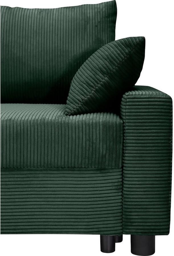 COLLECTION AB Hoekbank Parma L-vorm met slaapfunctie en bedlade inclusief kussens bonell-federkern - Foto 5