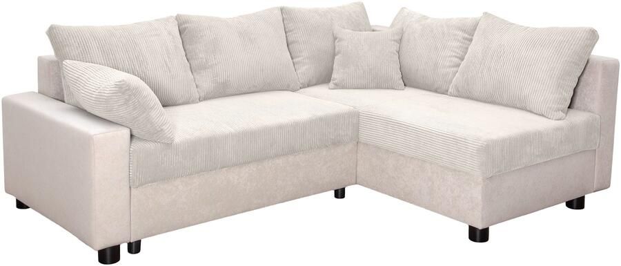 COLLECTION AB Hoekbank Parma L-vorm met slaapfunctie en bedlade inclusief kussens bonell-federkern - Foto 10