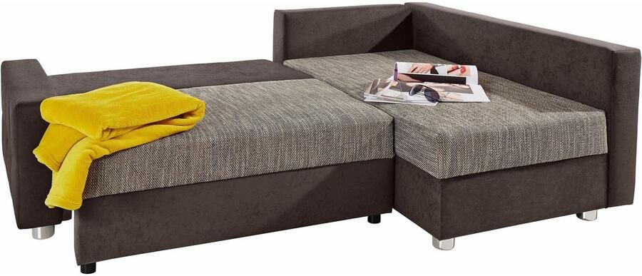 COLLECTION AB Hoekbank Parma L-vorm met slaapfunctie en binnenvering - Foto 3