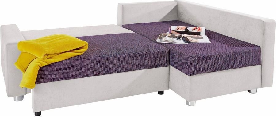 COLLECTION AB Hoekbank Parma L-vorm met slaapfunctie en binnenvering - Foto 3