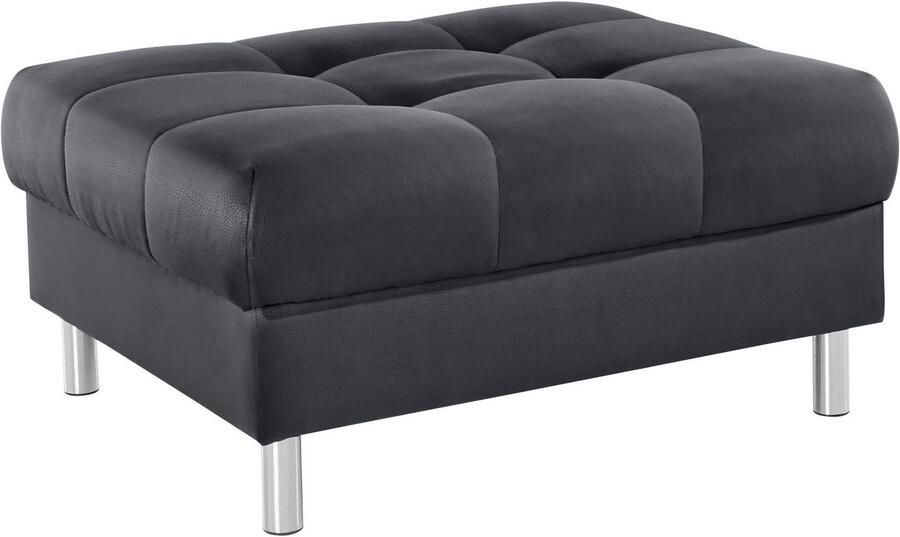 COLLECTION AB Hoekbank Rada L-vorm inclusief hocker slaapfunctie en binnenvering - Foto 6