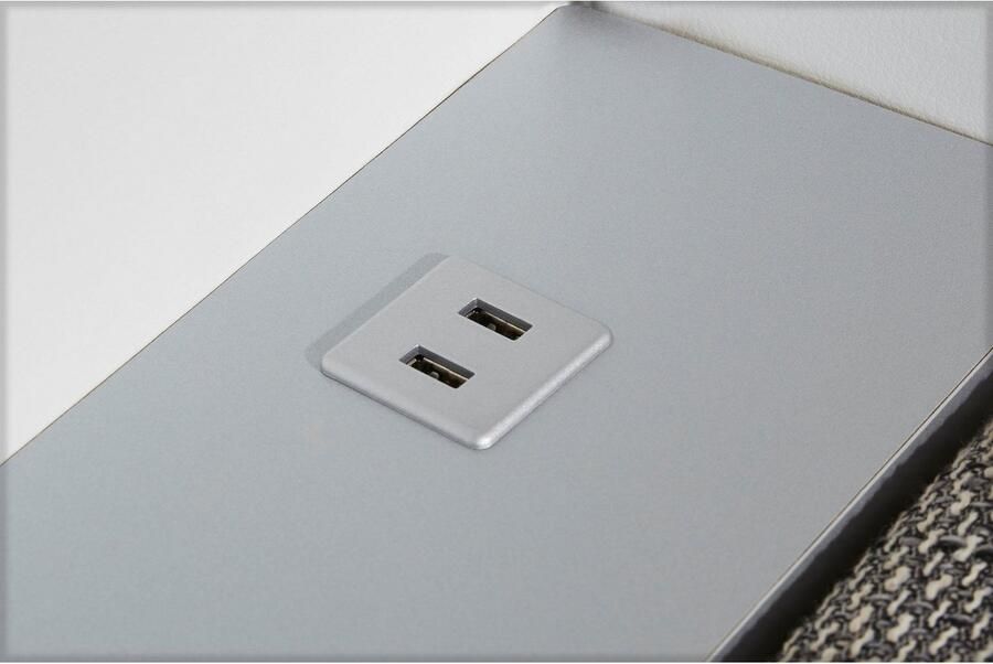 COLLECTION AB Hoekbank Relax L-vorm inclusief slaapfunctie binnenvering naar keuze met rgb-ledverlichting - Foto 8