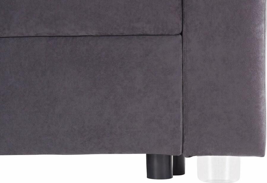 COLLECTION AB Hoekbank Relax L-vorm inclusief slaapfunctie binnenvering naar keuze met rgb-ledverlichting - Foto 2