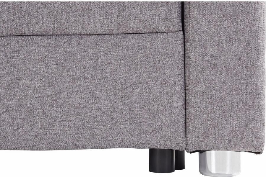 COLLECTION AB Hoekbank Relax L-vorm inclusief slaapfunctie binnenvering naar keuze met rgb-ledverlichting - Foto 4