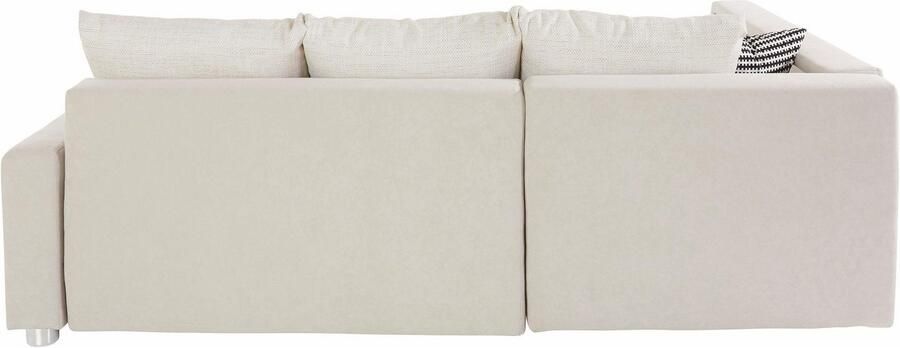 COLLECTION AB Hoekbank Relax L-vorm inclusief slaapfunctie binnenvering naar keuze met rgb-ledverlichting - Foto 14