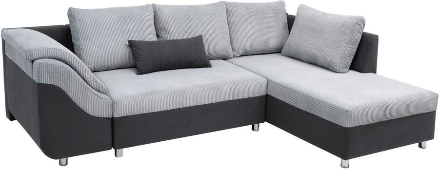 COLLECTION AB Hoekbank Sally L-vorm met en zonder slaapfunctie inclusief losse rug- en sierkussens - Foto 5