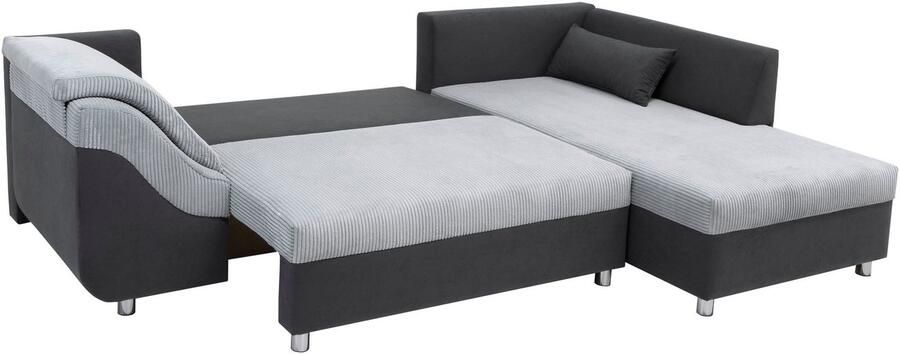 COLLECTION AB Hoekbank Sally L-vorm met en zonder slaapfunctie inclusief losse rug- en sierkussens - Foto 3