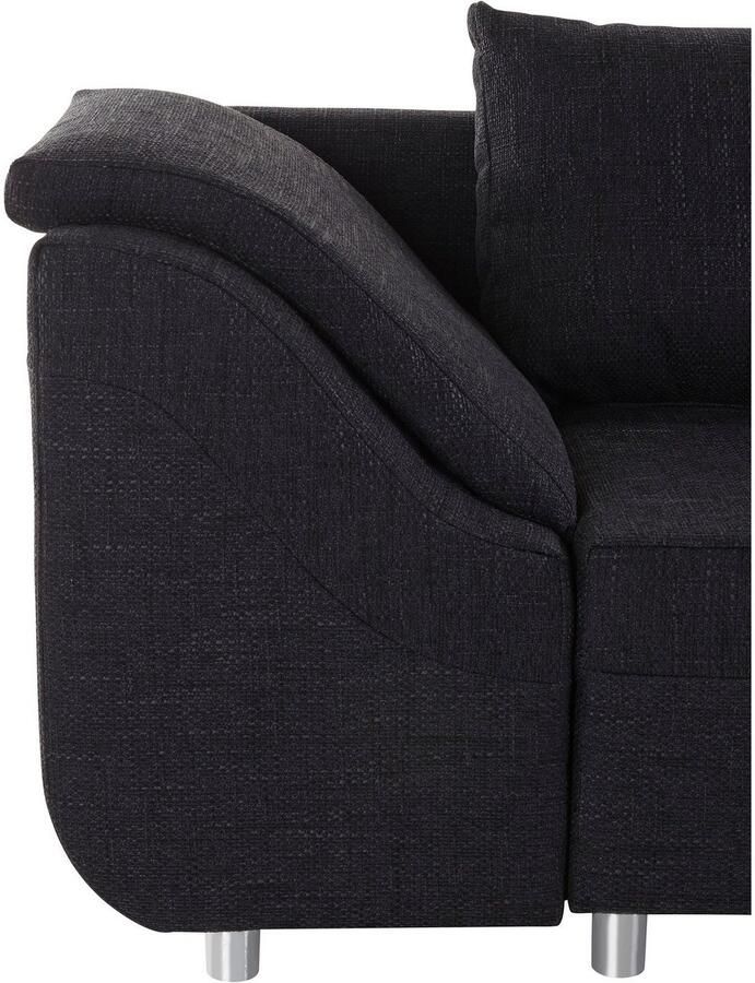 COLLECTION AB Hoekbank Sally L-vorm met en zonder slaapfunctie inclusief losse rug- en sierkussens