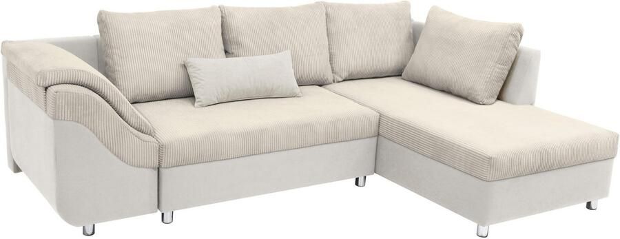 COLLECTION AB Hoekbank Sally L-vorm met en zonder slaapfunctie inclusief losse rug- en sierkussens - Foto 2
