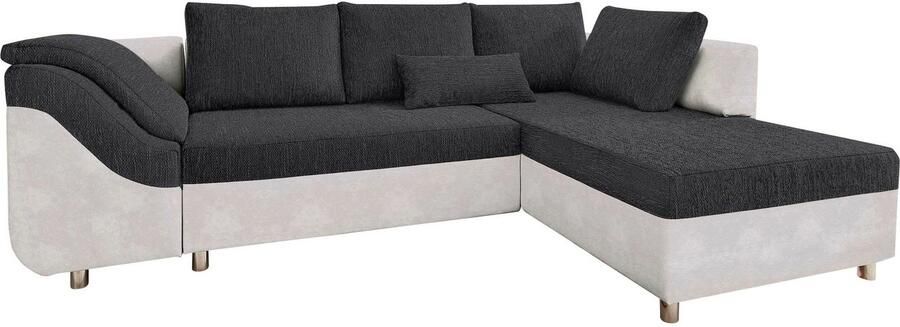 COLLECTION AB Hoekbank Sally L-vorm met en zonder slaapfunctie inclusief losse rug- en sierkussens - Foto 4