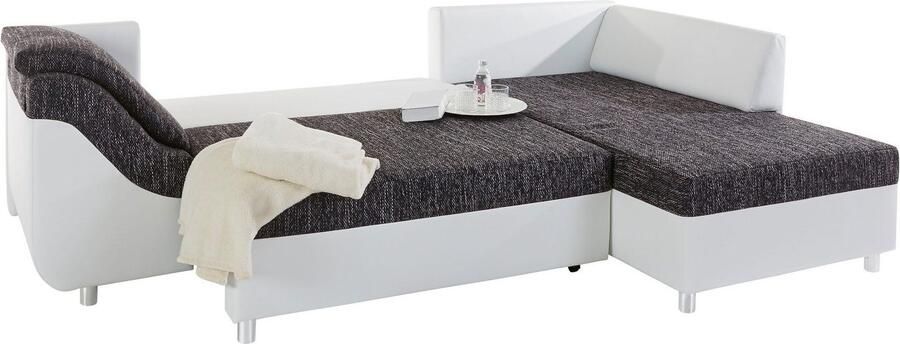 COLLECTION AB Hoekbank Sally L-vorm met en zonder slaapfunctie inclusief losse rug- en sierkussens - Foto 14