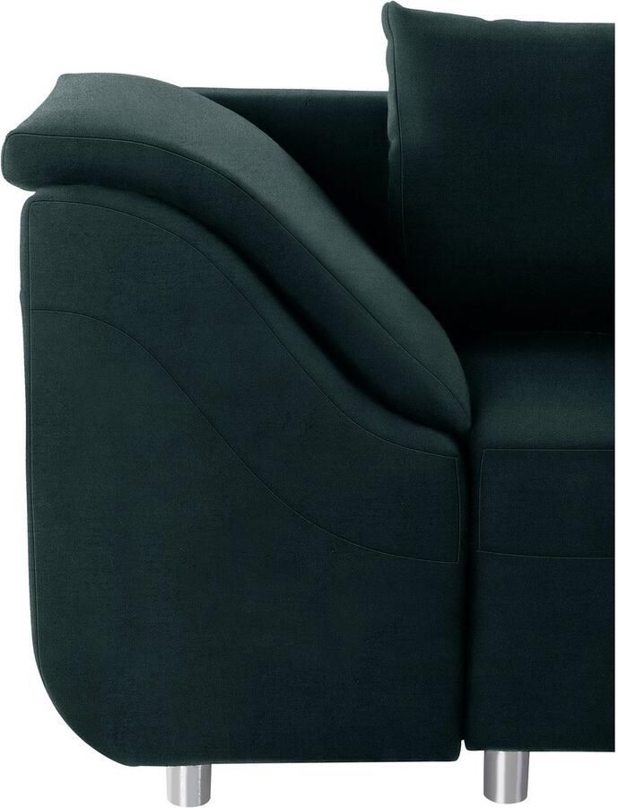 COLLECTION AB Hoekbank Sally L-vorm met en zonder slaapfunctie inclusief losse rug- en sierkussens