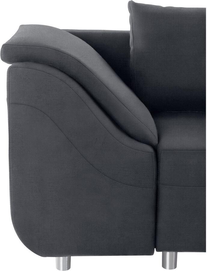 COLLECTION AB Hoekbank Sally L-vorm met en zonder slaapfunctie inclusief losse rug- en sierkussens