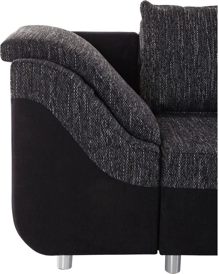 COLLECTION AB Hoekbank Sally L-vorm met en zonder slaapfunctie inclusief losse rug- en sierkussens