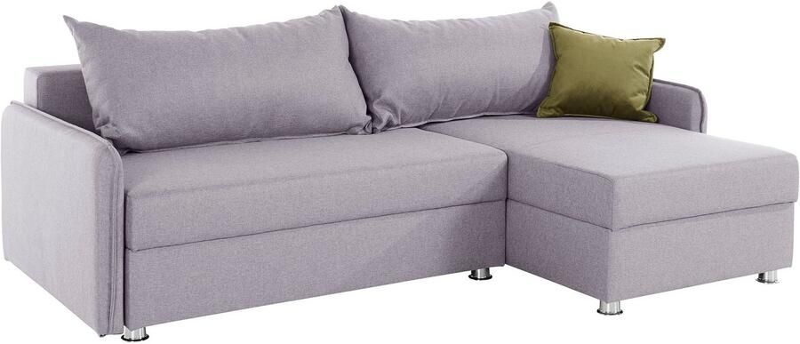 COLLECTION AB Hoekbank Sunny L-vorm met slaapfunctie en bedkist - Foto 8