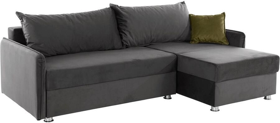 COLLECTION AB Hoekbank Sunny L-vorm met slaapfunctie en bedkist