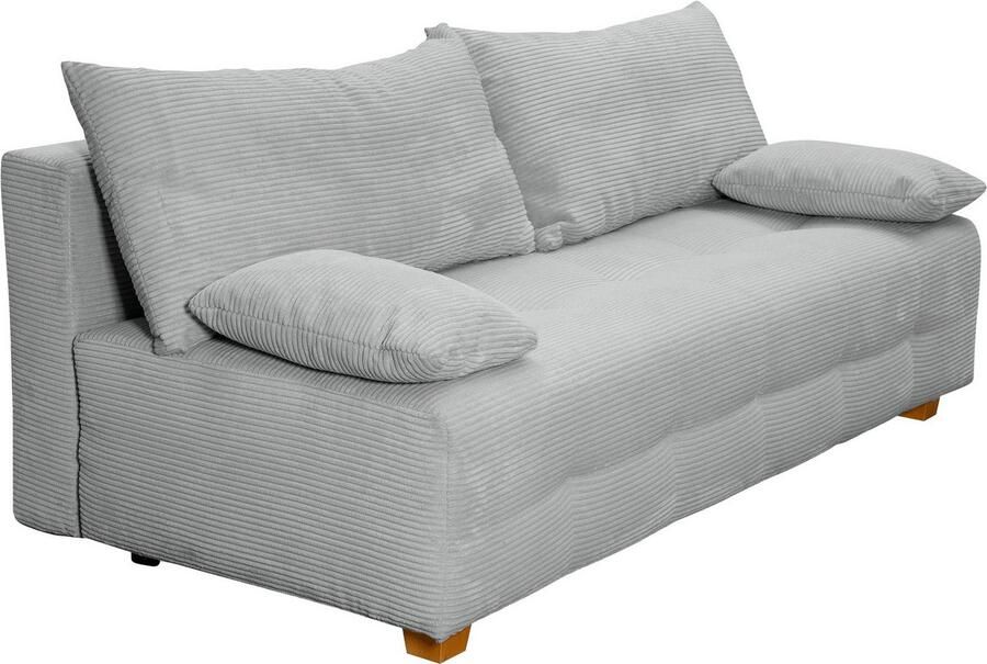 COLLECTION AB Slaapbank Bella Slaapbank bedlade bonellvering rugkussen armleuningkussen