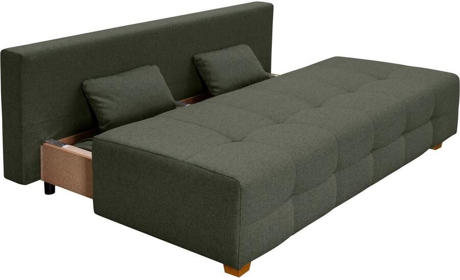 COLLECTION AB Slaapbank Bella Slaapbank bedlade bonellvering rugkussen armleuningkussen - Foto 5