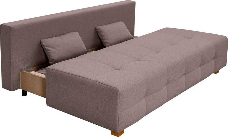 COLLECTION AB Slaapbank Bella Slaapbank bedlade bonellvering rugkussen armleuningkussen - Foto 5