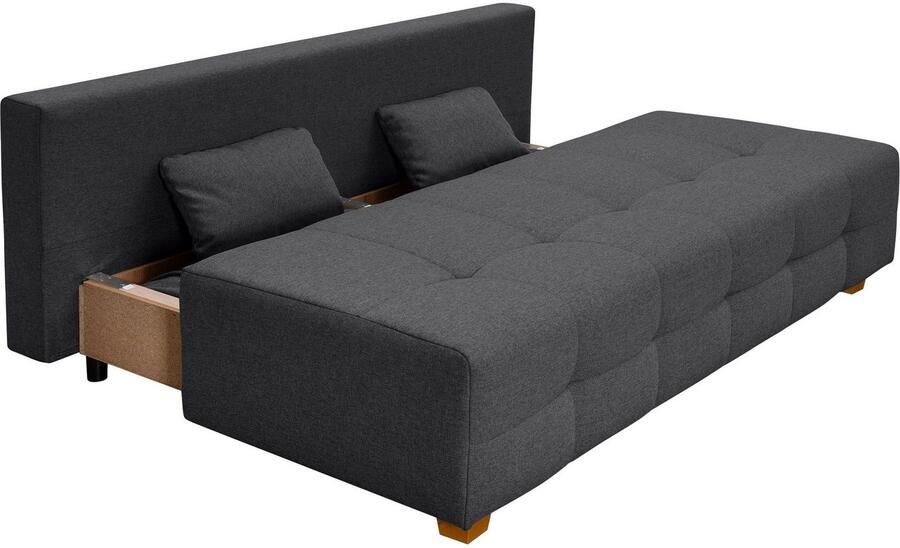 COLLECTION AB Slaapbank Bella Slaapbank bedlade bonellvering rugkussen armleuningkussen - Foto 5