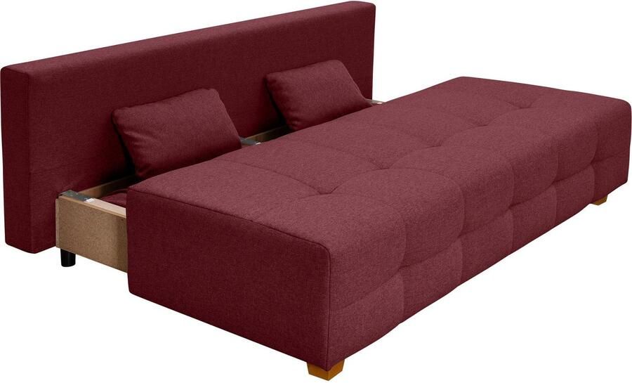 COLLECTION AB Slaapbank Bella Slaapbank bedlade bonellvering rugkussen armleuningkussen - Foto 5