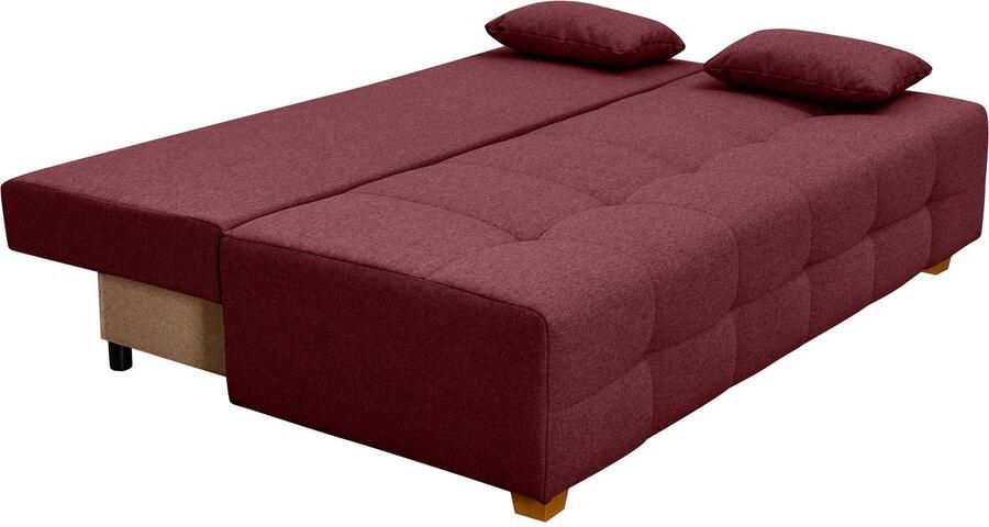 COLLECTION AB Slaapbank Bella Slaapbank bedlade bonellvering rugkussen armleuningkussen - Foto 6