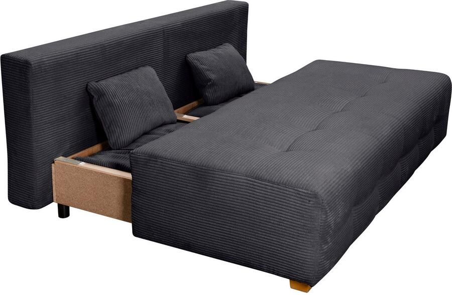 COLLECTION AB Slaapbank Bella Slaapbank bedlade bonellvering rugkussen armleuningkussen - Foto 3