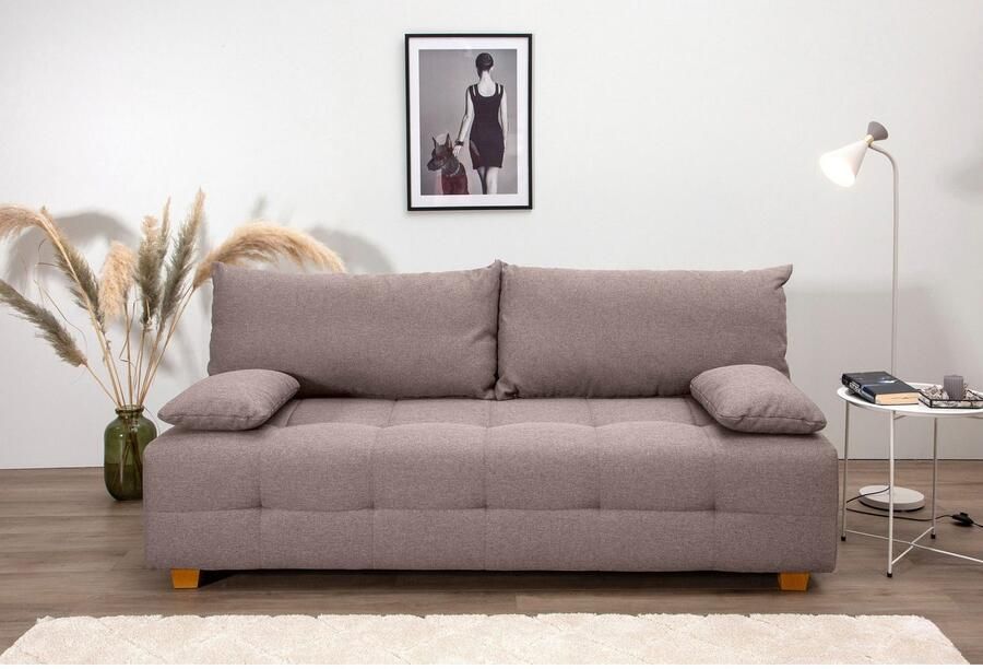 COLLECTION AB Slaapbank Bella Slaapbank bedlade bonellvering rugkussen armleuningkussen - Foto 2