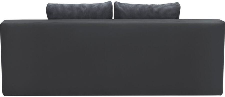 COLLECTION AB Slaapbank Chicago B: 200 cm ligvlak 146x200 cm met bedfunctie bedlade & 2 armleuningkussens vering - Foto 8