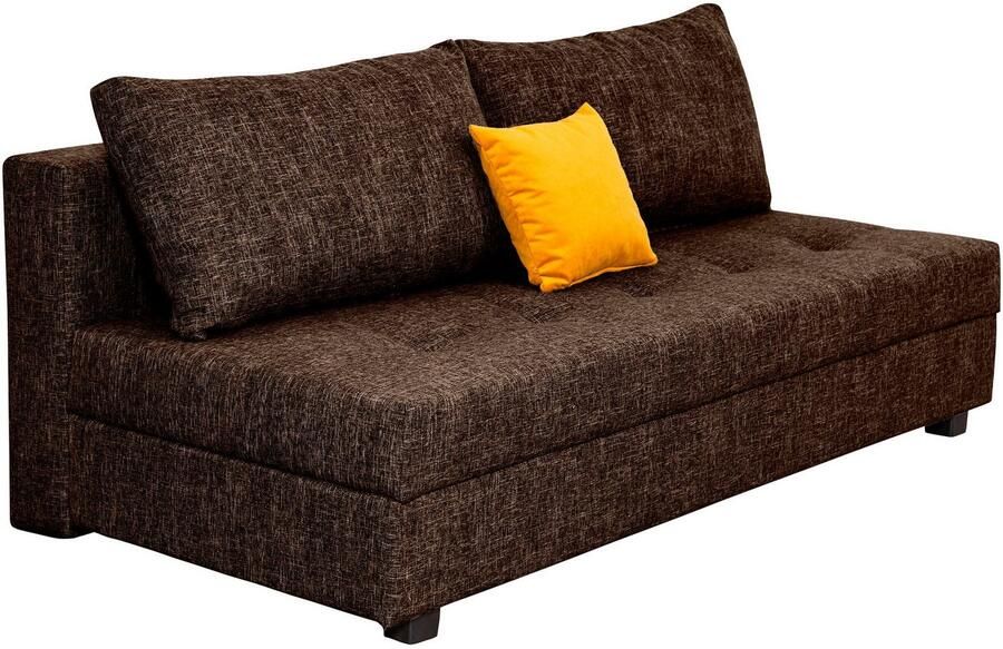 COLLECTION AB Slaapbank DARIA inclusief slaapfunctie en bedlade Slaapbank bedfunctie bedlade inclusief rugkussens veerkern - Foto 10