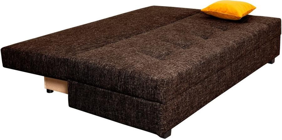 COLLECTION AB Slaapbank DARIA inclusief slaapfunctie en bedlade Slaapbank bedfunctie bedlade inclusief rugkussens veerkern - Foto 7