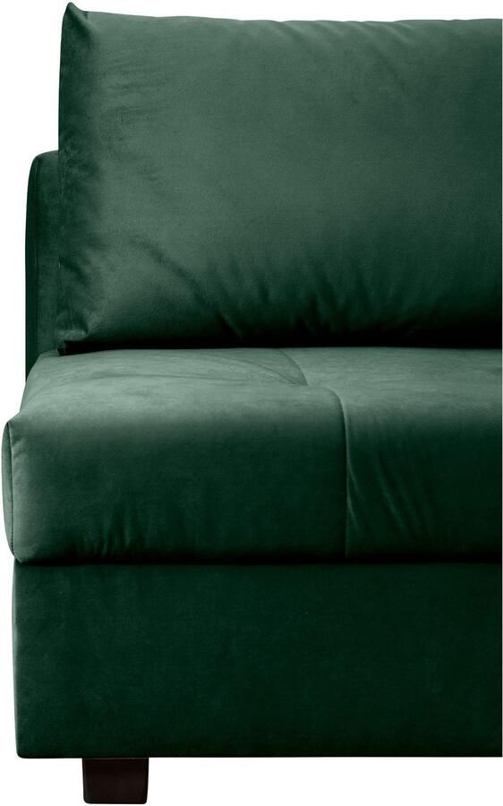 COLLECTION AB Slaapbank DARIA inclusief slaapfunctie en bedlade Slaapbank bedfunctie bedlade inclusief rugkussens veerkern - Foto 4